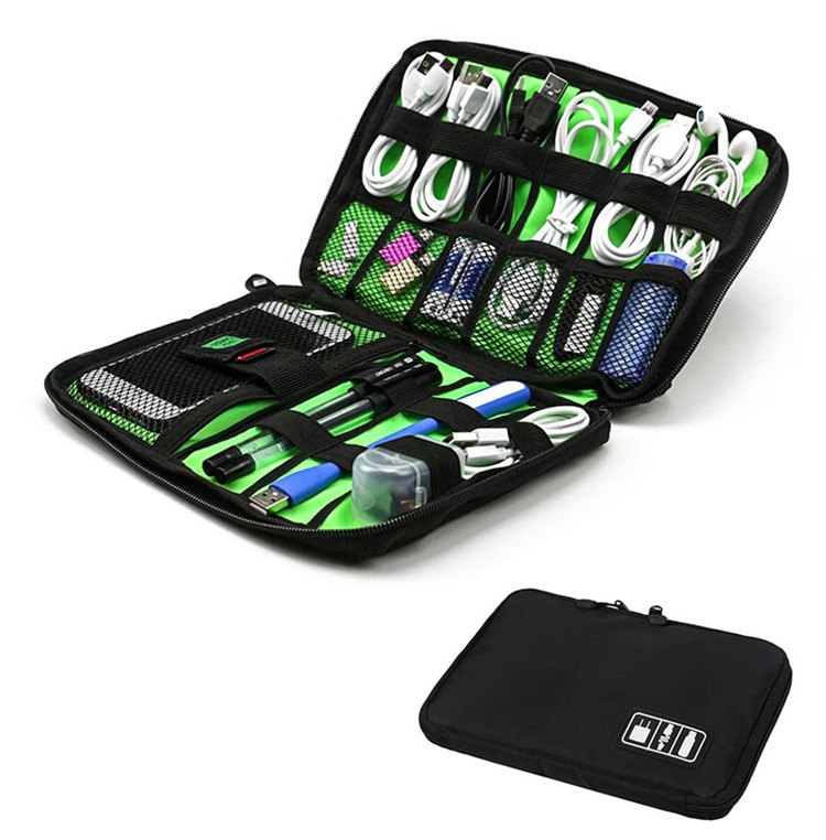 Electronic accessories organizer bag best sale